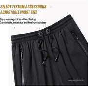 Men's Plus Size Ice Silk Stretch Shorts