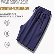 Men's Plus Size Ice Silk Stretch Shorts