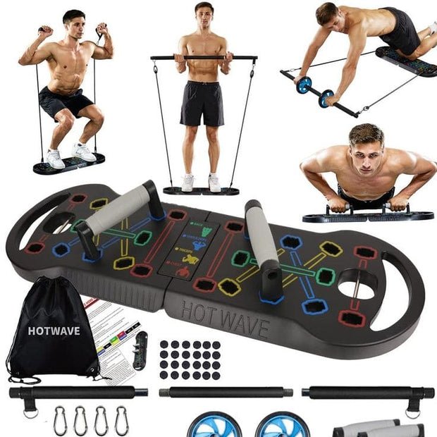 Folding Push Up Board - Portable Home Fitness