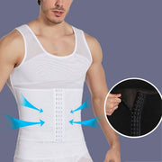 Men Hook Adjustable Tank Top Breathable Body Shaper