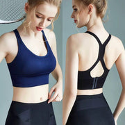 Sports Bra High Impact Support Woman Push Up Sexy Beautiful Back Yoga Padded Crop Top Workout Gym Fitness Running Underwear Bra