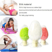 Professional lightweight travel yoga mat with elastic bands