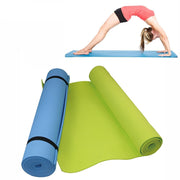 Professional lightweight travel yoga mat with elastic bands