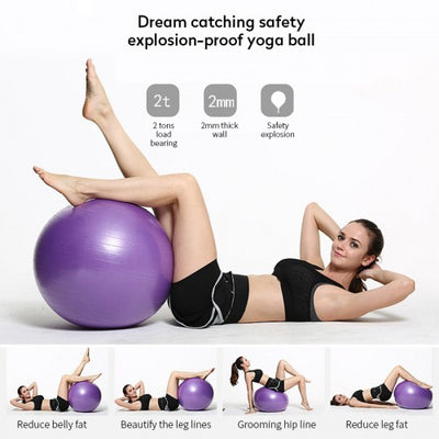 Gym ball for fitness, stability balance, yoga, pilates ball