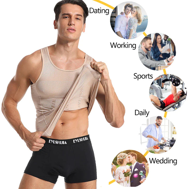 Slimming Body Vest Shaper (For Men)