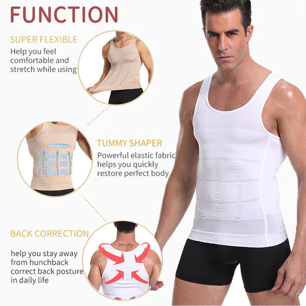 Slimming Body Vest Shaper (For Men)