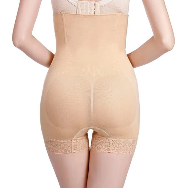 Florel Lace Trim High Waist Tummy Control Butt Lifting Shorts, Women's Underwear & Shapewear